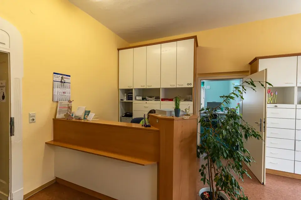 Reception area
